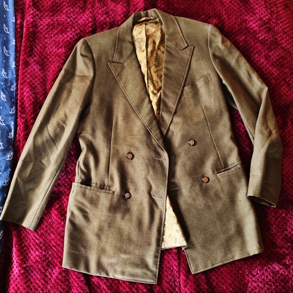 Vintage 1971 Men’s Hand Tailored Hong Kong Blazer - Picture 1 of 9